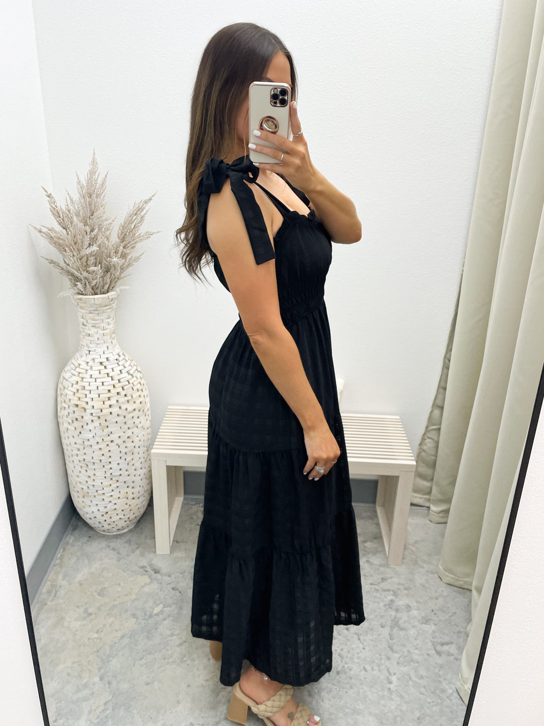 Bright Side Dress (Black)