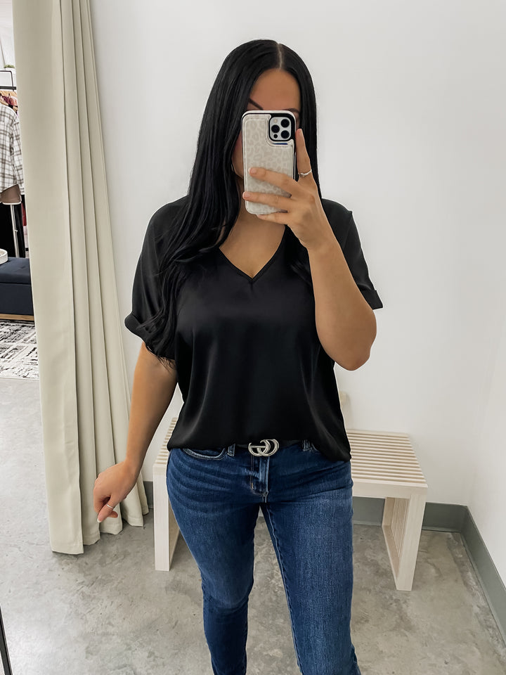 Cute And Casual Top (Black)
