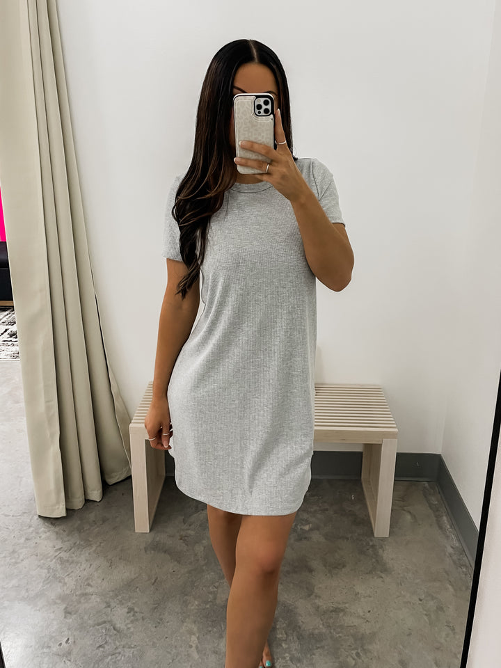 On The Move Dress (Heather Grey)
