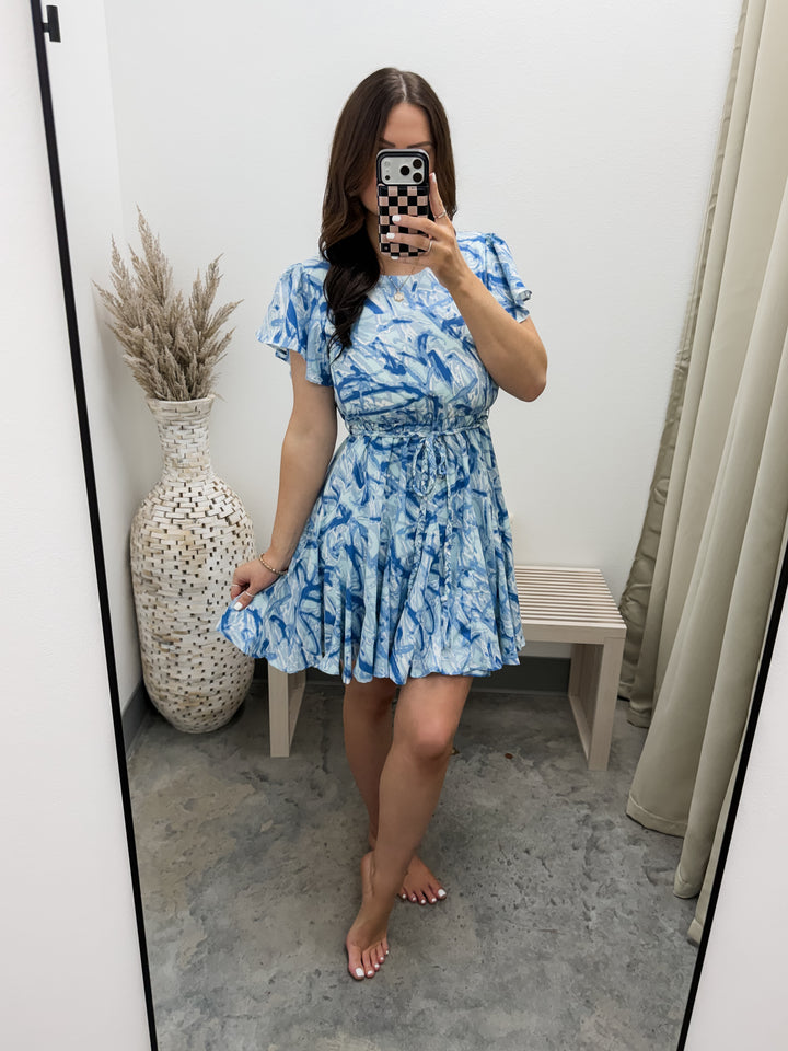 Whimsical Ways Dress (Blue)