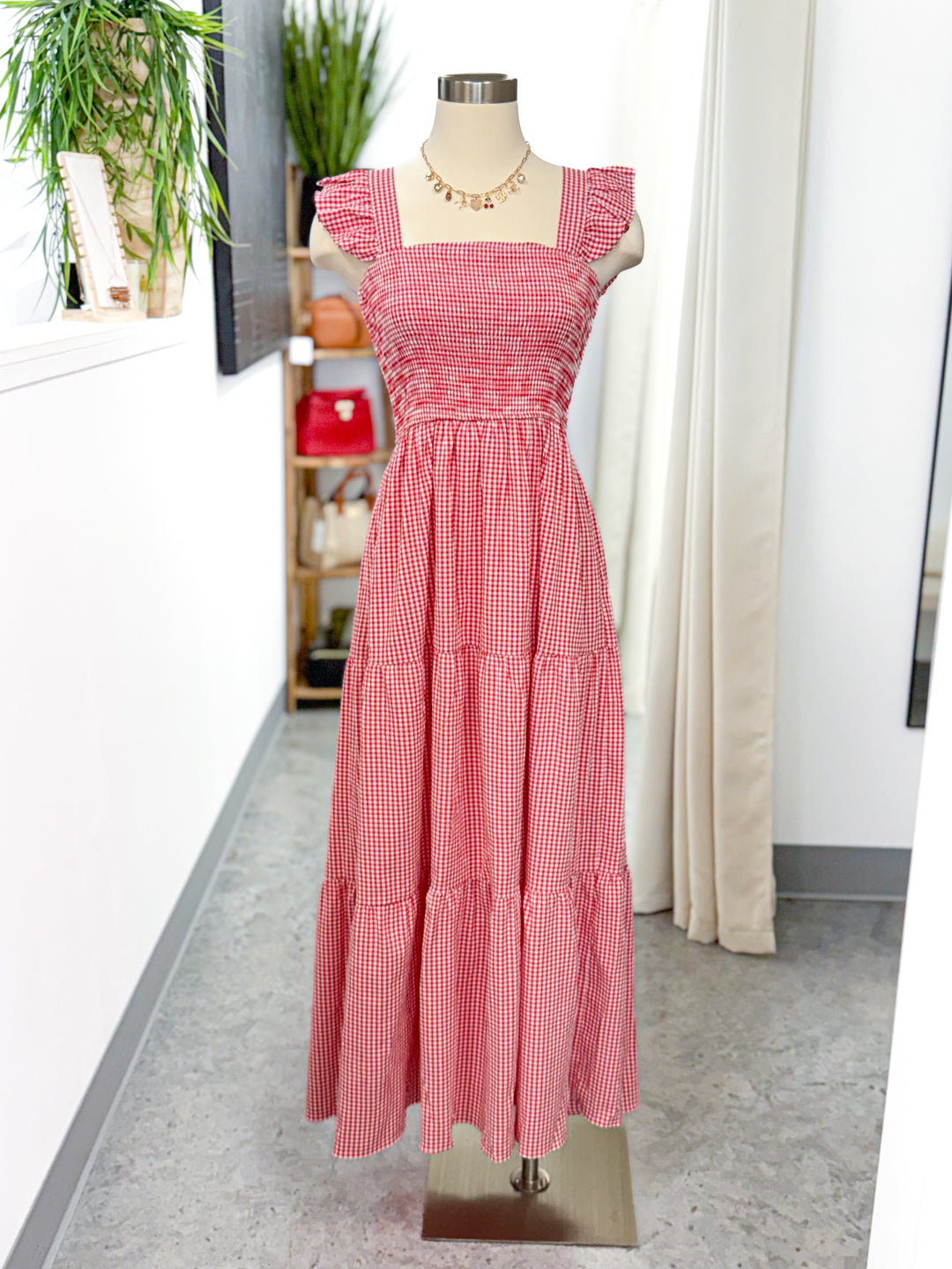 How I Wish Dress (Red/White) – Humble Honey Boutique