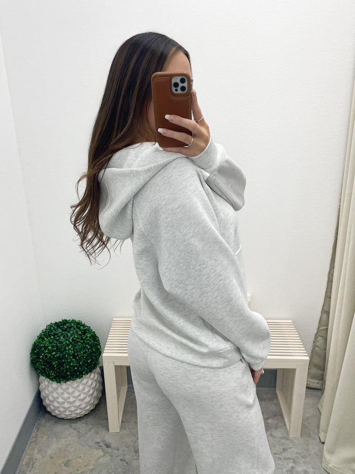 Cloud Nine Hooded Pullover (Lt. Heather Grey)