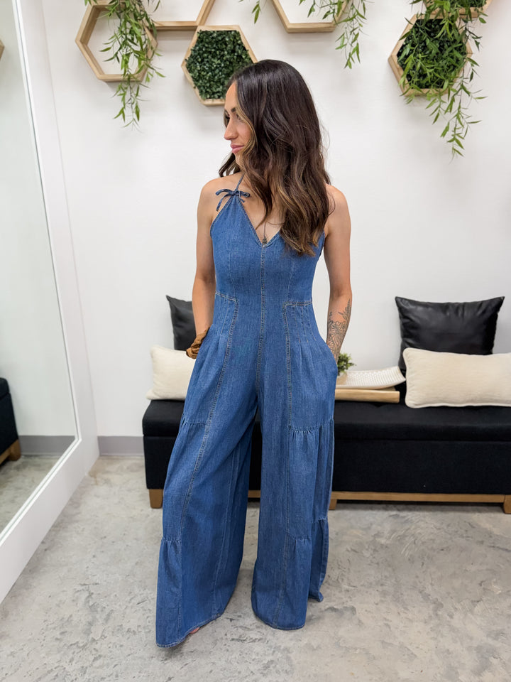 Blue Jean Baby Jumpsuit