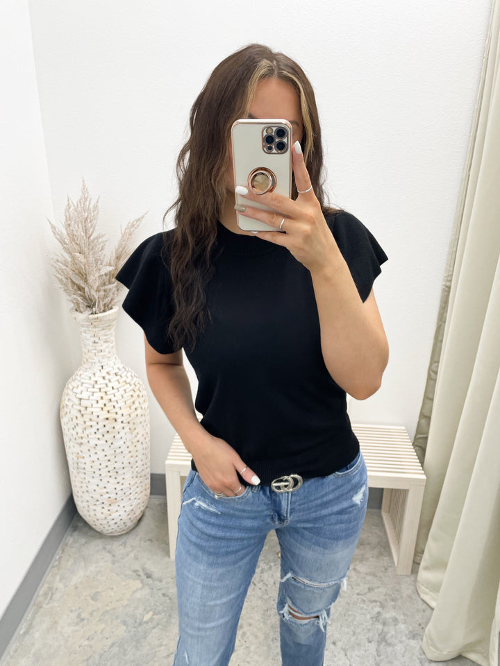 Out For Brunch Top (Black)