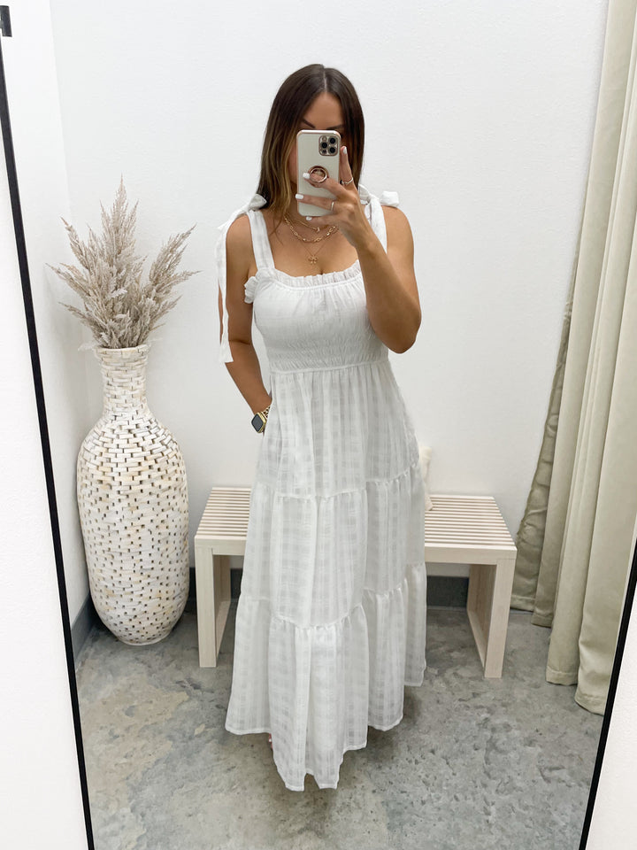 Bright Side Dress (Off White)