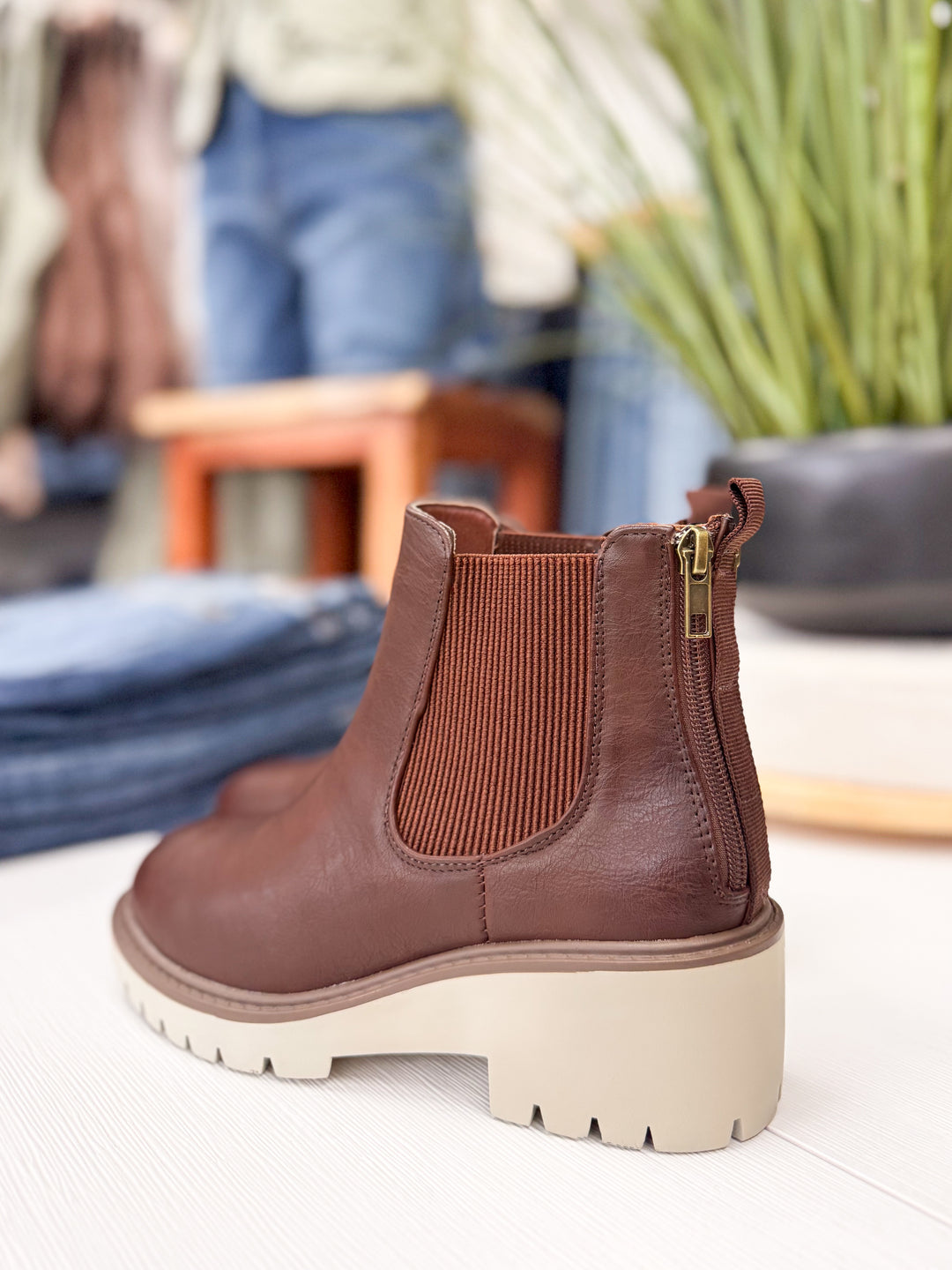 Valerie Booties (Whiskey)