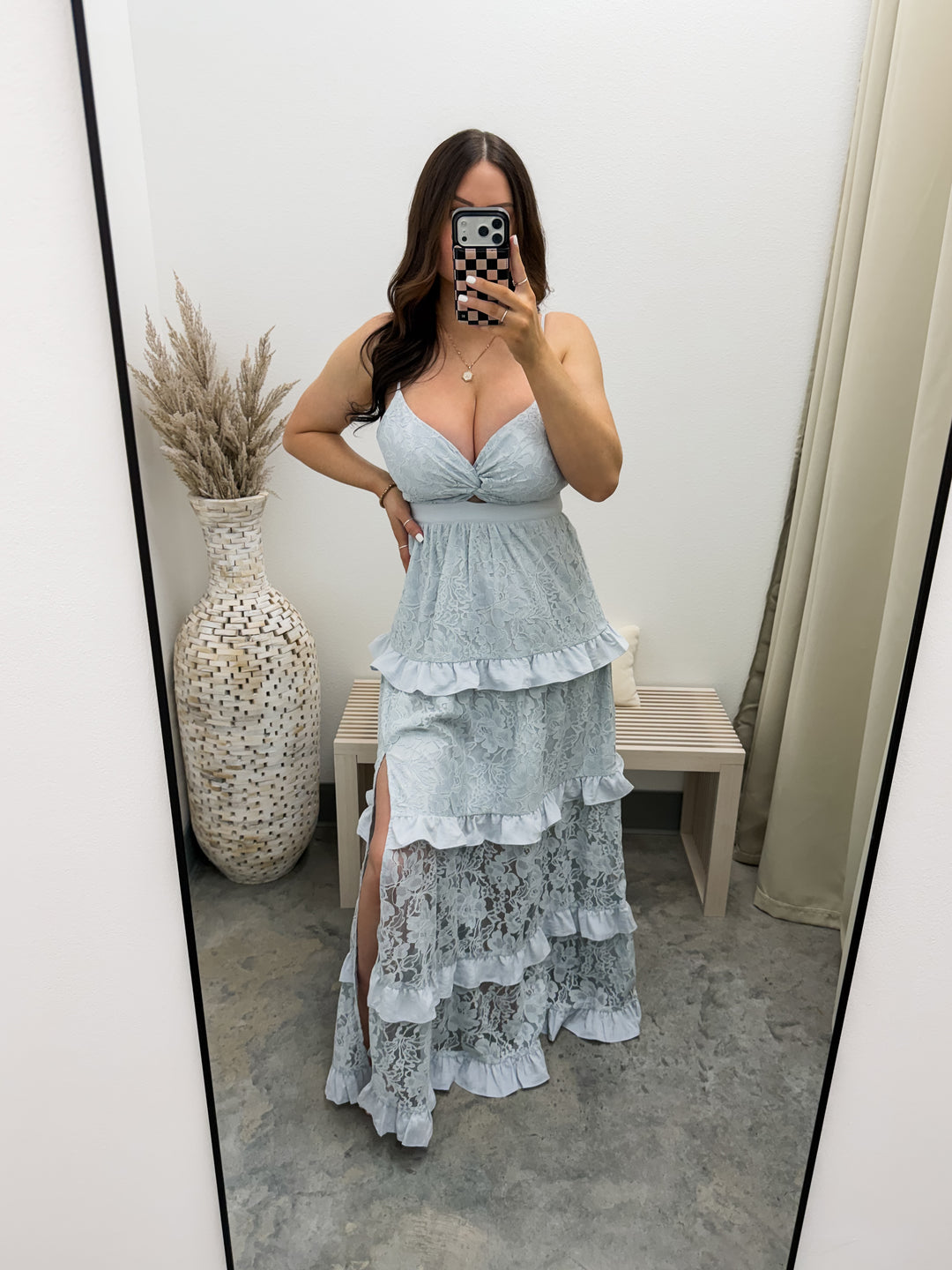 Just A Dream Maxi Dress (Light Blue) Just A Dream Maxi Dress (Light Blue)