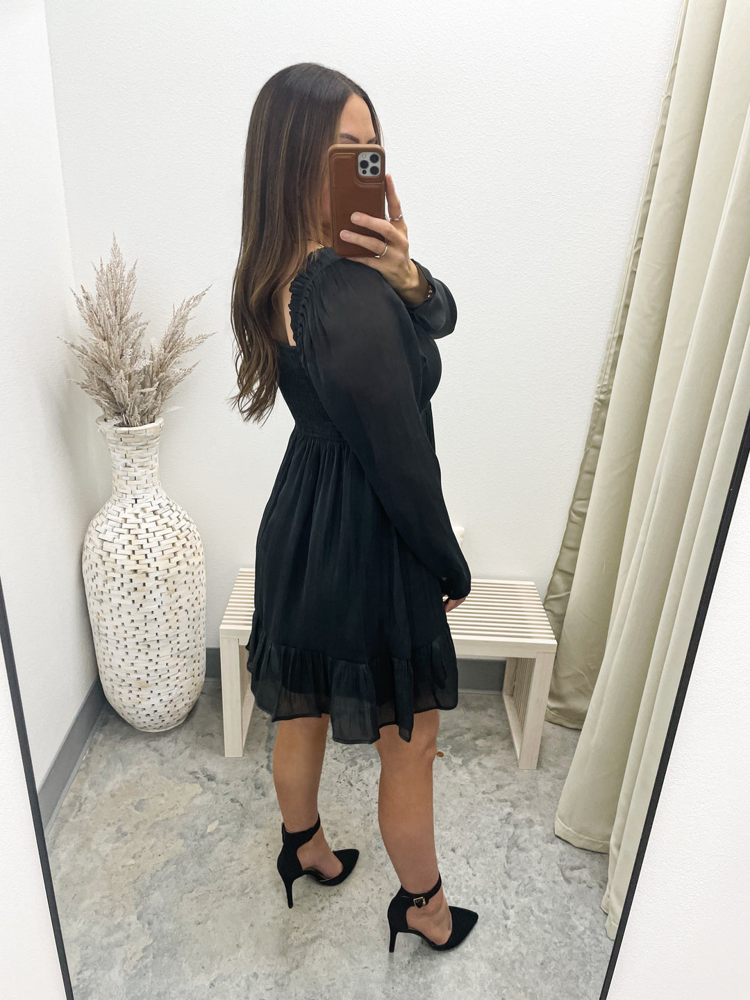 Sheer Beauty Dress (Black)