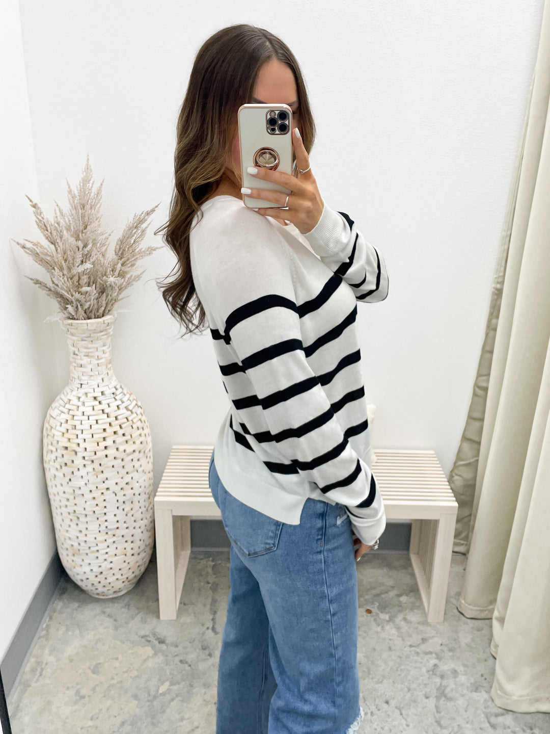 Part Of The Past Top (Black/Cream)
