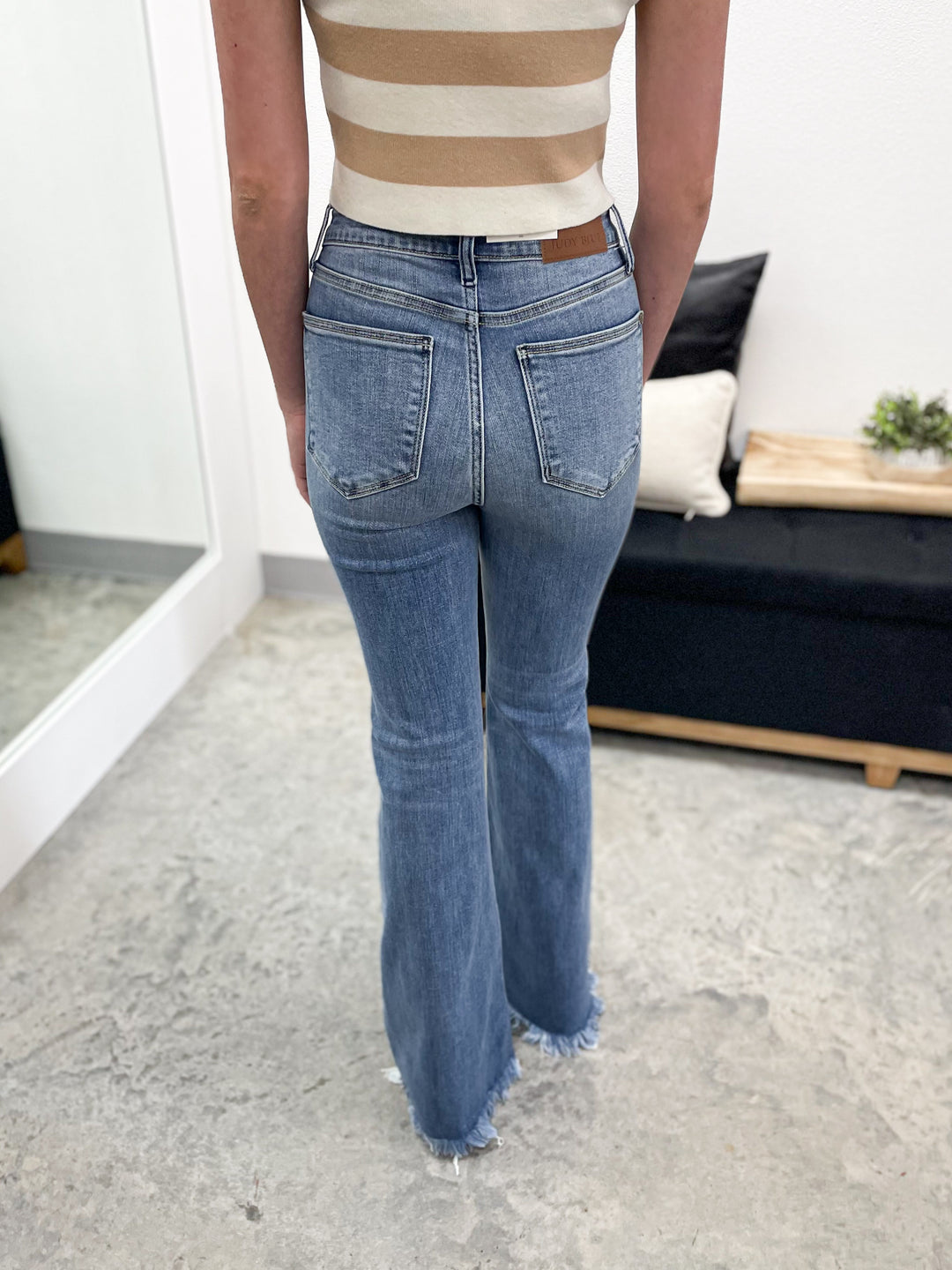 Alandria Pintuck Flares