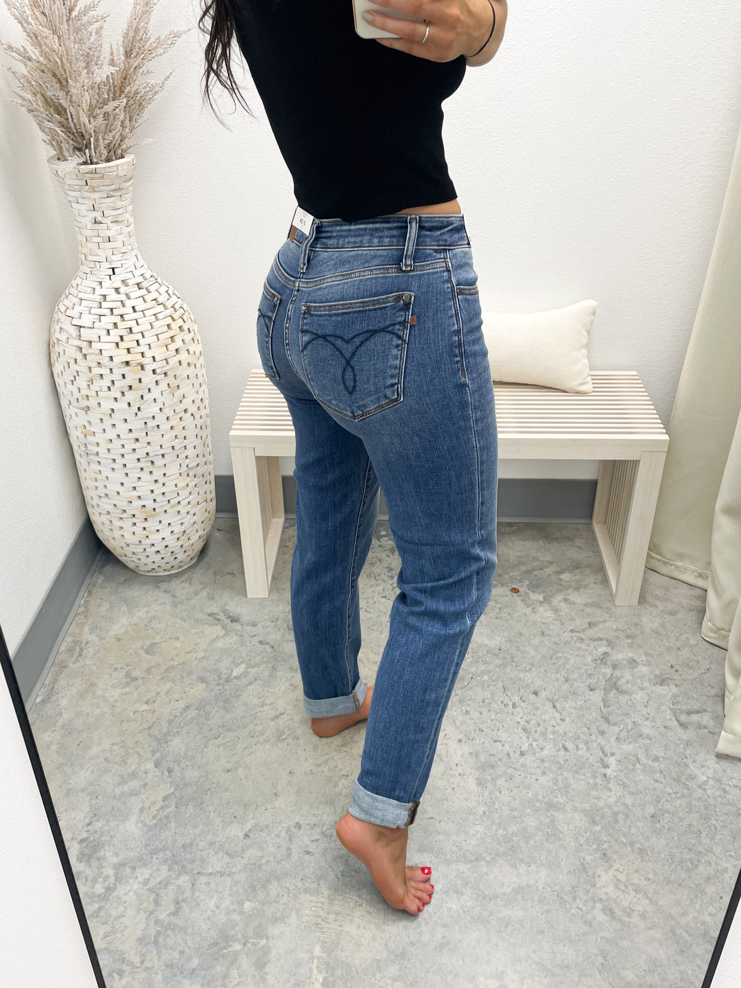 Myla Boyfriend Straight Leg Jeans