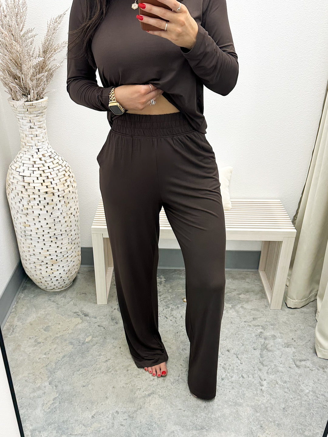 Stuck On You Lounge Pants (Espresso)