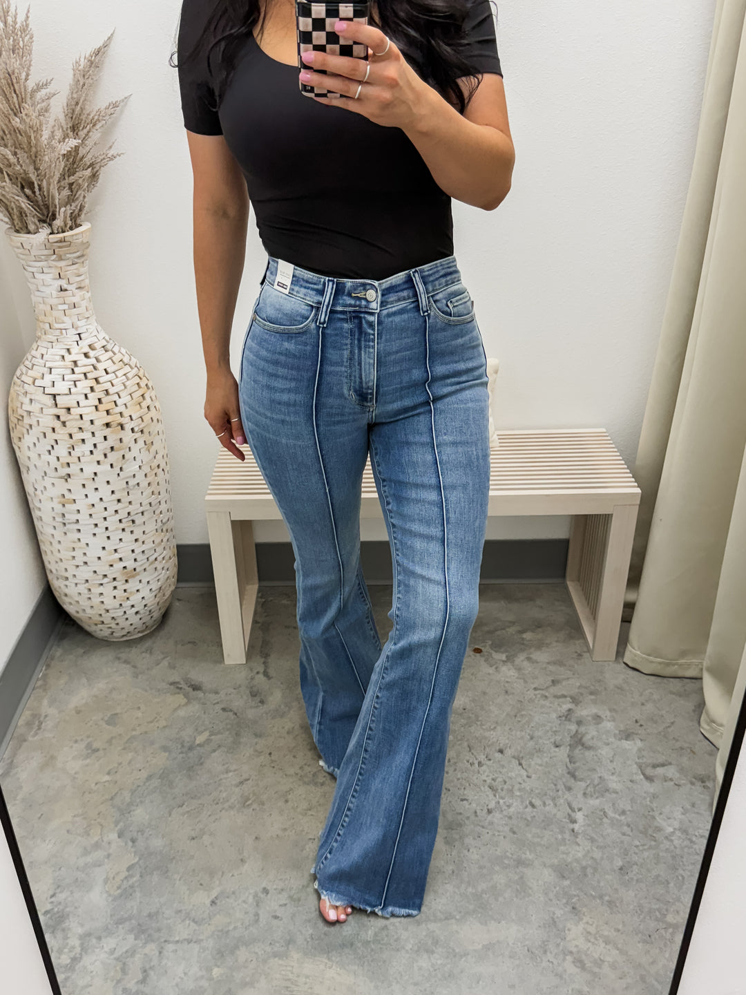 Alandria Pintuck Flares