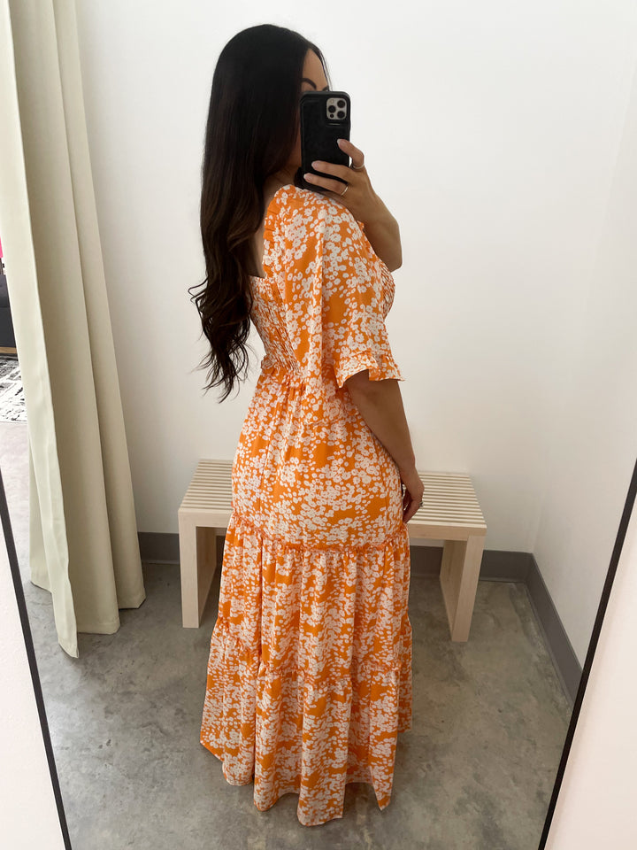 Tangerine Sunrise Dress