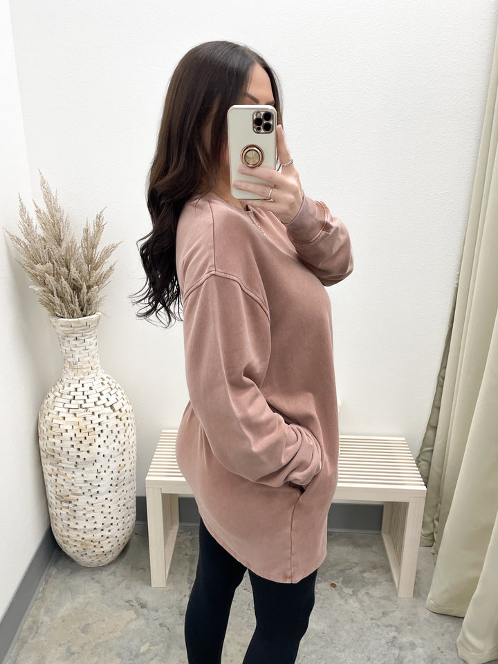 Always Around Dress (Chestnut)