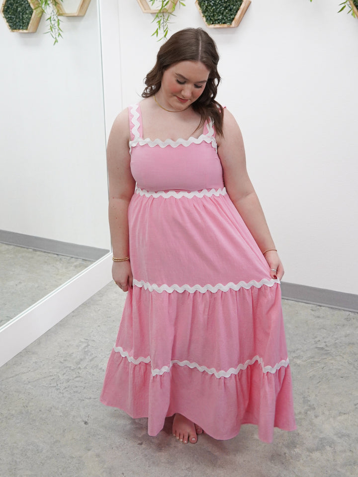 Time After Time Dress (Candy Pink)