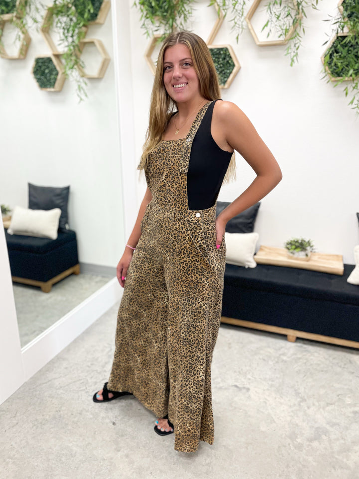 Like Me Best Overalls (Leopard)