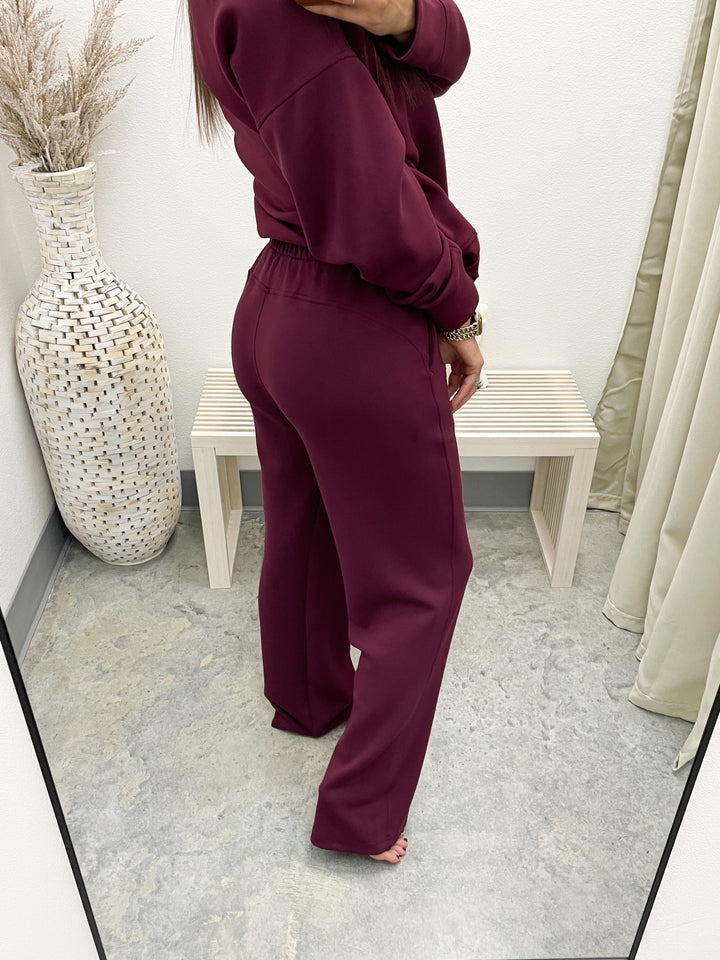 Cloud Nine Scuba Lounge Pants (Wine)