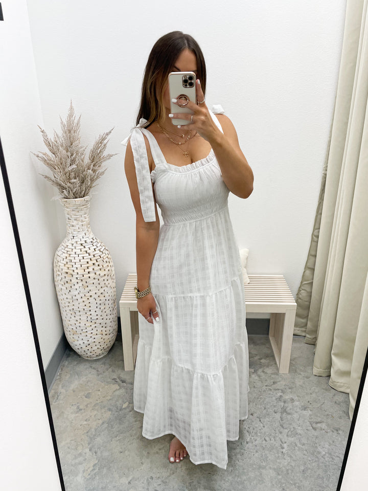 Bright Side Dress (Off White)