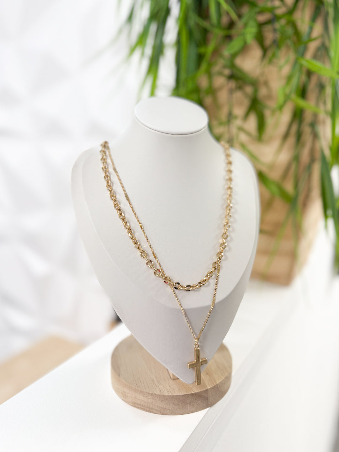 Paulette Layered Necklace (Gold)