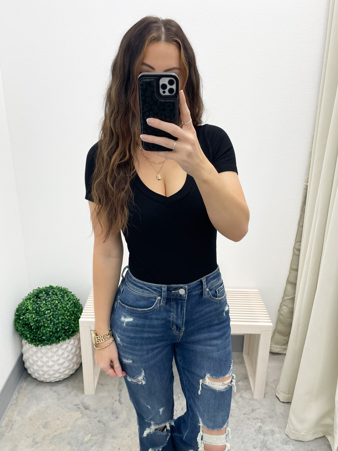 Next To Me Bodysuit (Black)