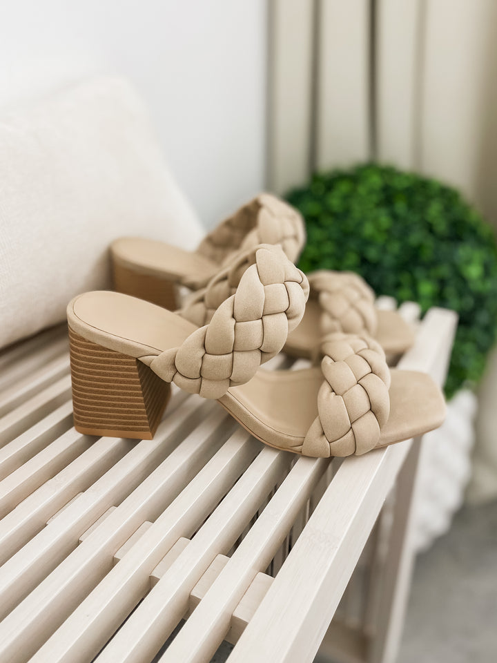 Bailee Braided Sandals (Taupe)