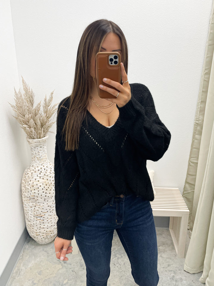 Something Different Sweater (Black)