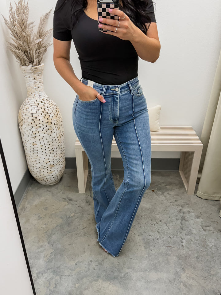 Alandria Pintuck Flares