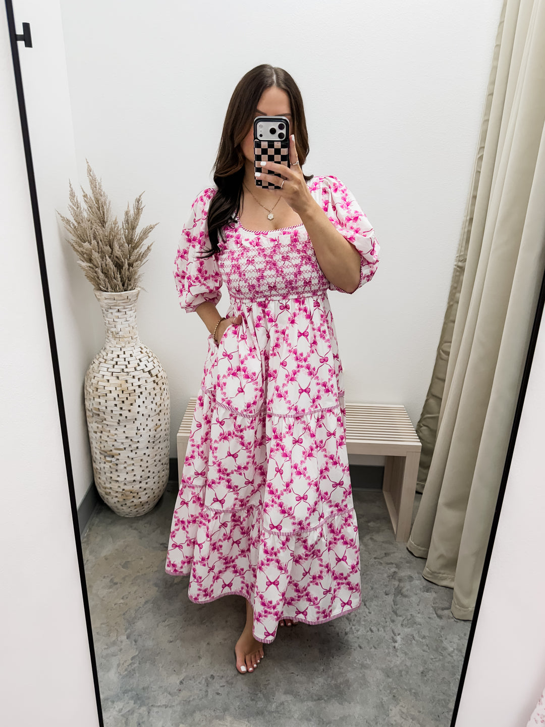 Just A Girl Midi Dress (Magenta) – Humble Honey Boutique Just A Girl Midi Dress (Magenta) – Humble Honey Boutique