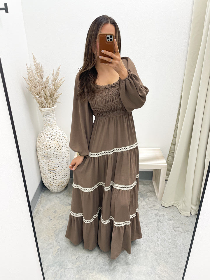 Hand To Hold Dress (Dark Mocha)