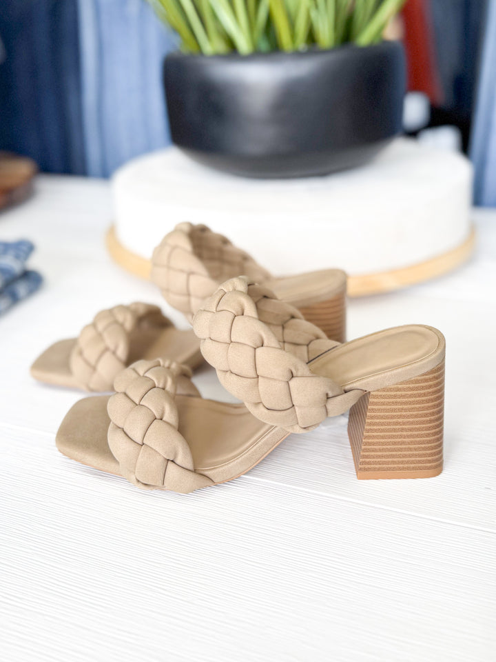 Bailee Braided Sandals (Taupe)