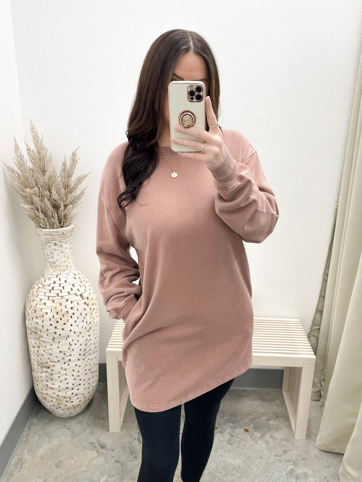 Always Around Dress (Chestnut)