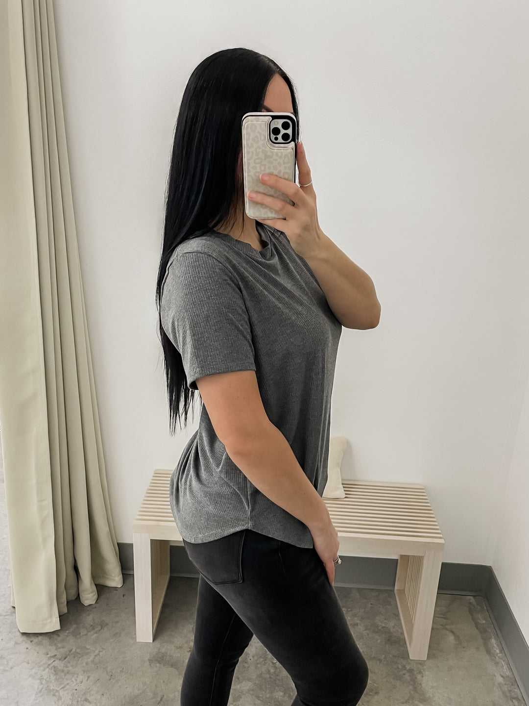 Day Or Night Top (Charcoal)