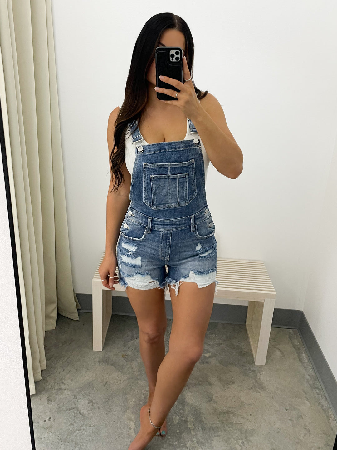 Small Town Overall Shorts