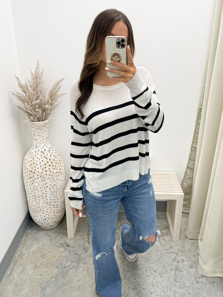 Part Of The Past Top (Black/Cream)