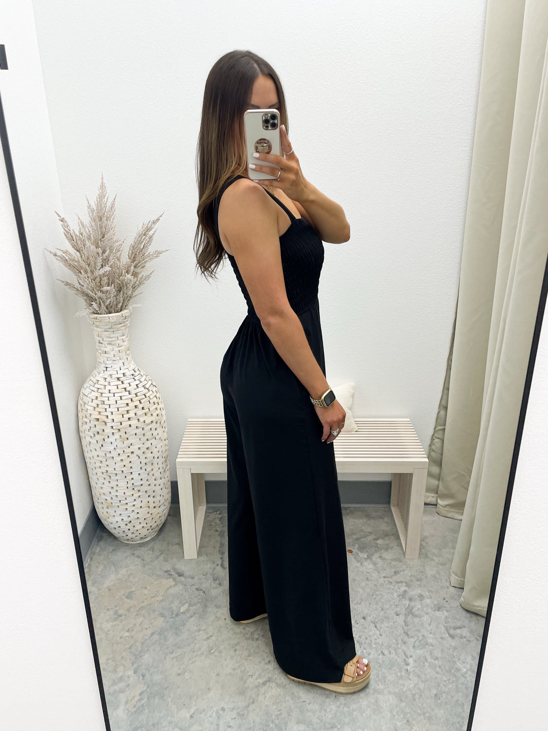 Basically Blessed Jumpsuit (Black)