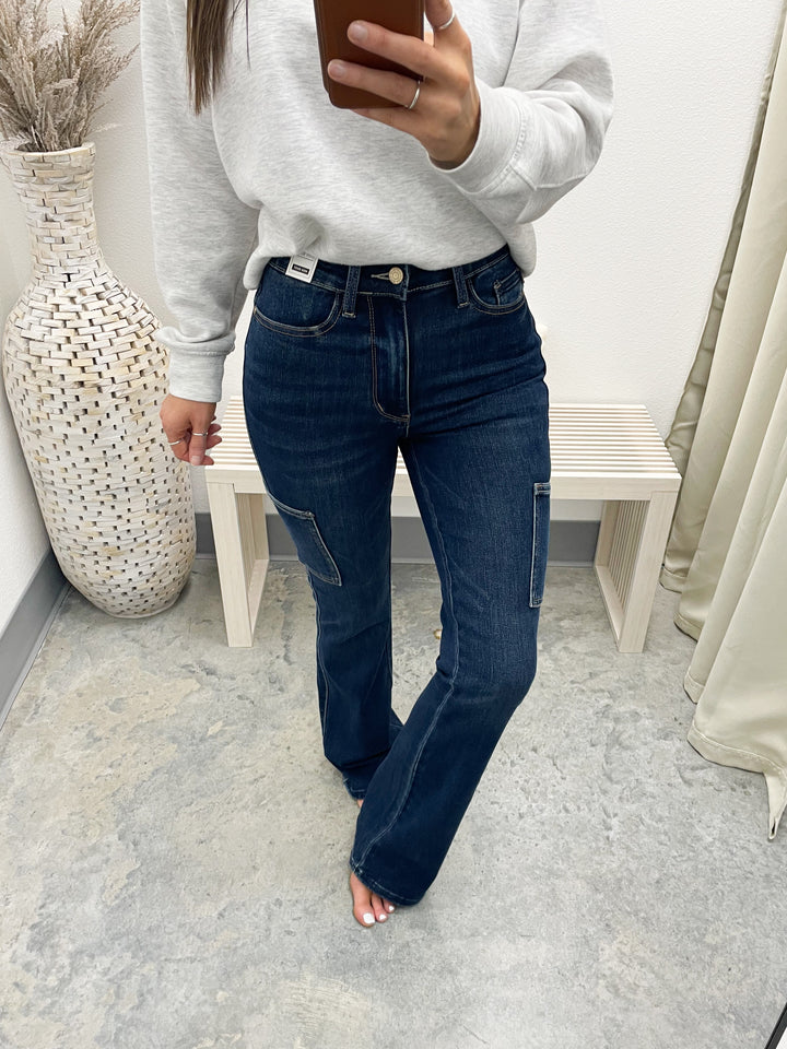 Carrie Cargo Bootcut Jeans