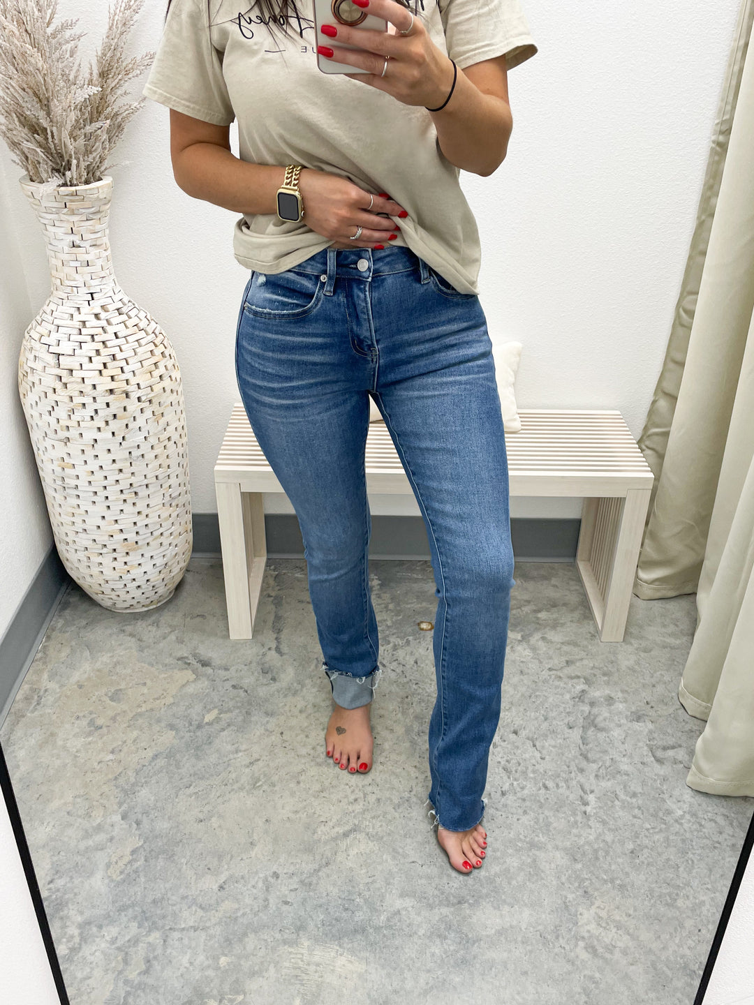 Justine Straight Leg Jeans